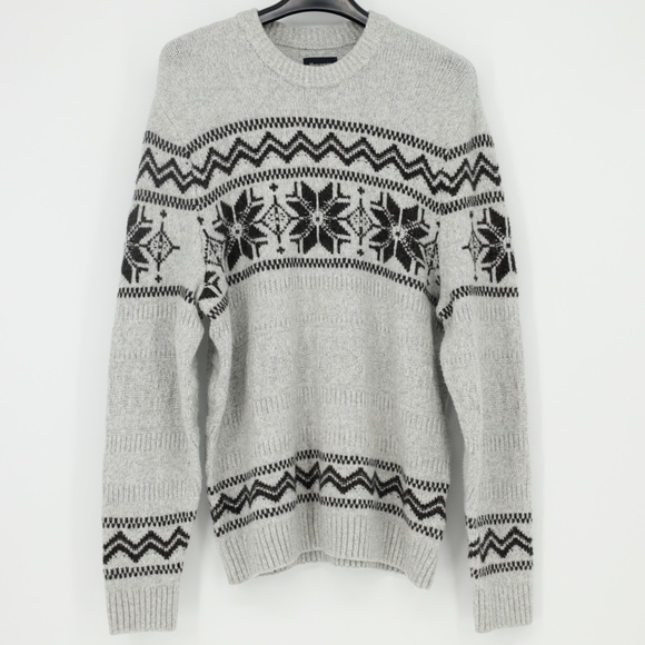 ABERCROMBIE &‎ FITCH Snowflake Sweater - Picture 1 of 4